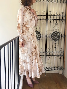 「Audie a Muses（オーディアミューズ）のアイテム」を使った、eikoさん（レディース・167cm）の冬コーディネート