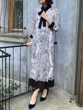 「Audie a Muses（オーディアミューズ）のアイテム」を使った、eikoさん（レディース・167cm）の冬コーディネート