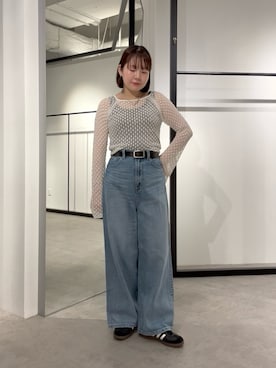 YU さん(レディース・159cm)の夏コーディネート