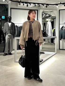 「Lui's（ルイス）のアイテム（トップス）」を使った、YU さん（レディース・159cm）の春コーディネート