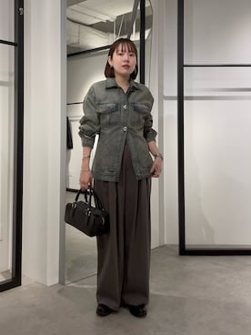 YU さん（レディース・159cm）の冬コーディネート