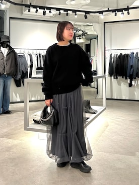 YU さん（レディース・159cm）の冬コーディネート