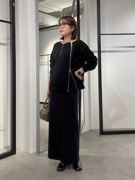 「Lui's（ルイス）のアイテム（シューズ）」を使った、YU さん（レディース・159cm）の春コーディネート