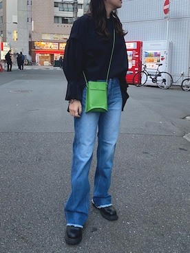 YU さん（レディース・159cm）の冬コーディネート