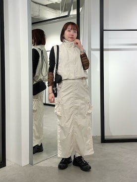 「Lui's（ルイス）のアイテム」を使った、YU さん（レディース・159cm）の春コーディネート