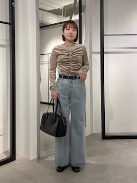 YU さん（レディース・159cm）の春コーディネート