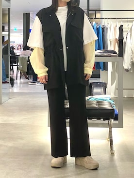 YU さん（レディース・159cm）の春コーディネート