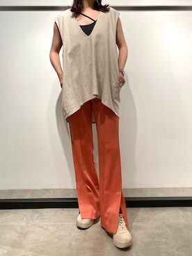 YU さん(レディース・159cm)の夏コーディネート