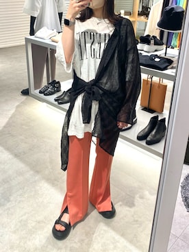 YU さん（レディース・159cm）の夏コーディネート