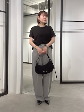 「Lui's（ルイス）のアイテム」を使った、YU さん（レディース・159cm）の夏コーディネート