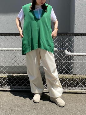 YU さん(レディース・159cm)の夏コーディネート