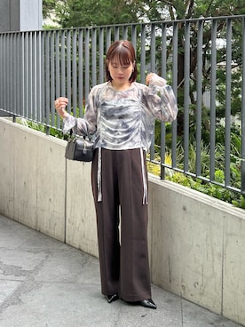 YU さん(レディース・159cm)の夏コーディネート