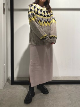 YU さん（レディース・159cm）の冬コーディネート