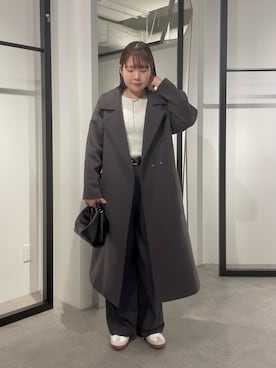 「Lui's（ルイス）のアイテム（バッグ）」を使った、YU さん（レディース・159cm）の冬コーディネート