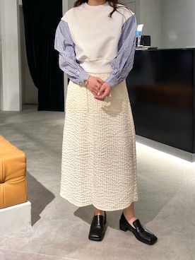 YU さん（レディース・159cm）の冬コーディネート