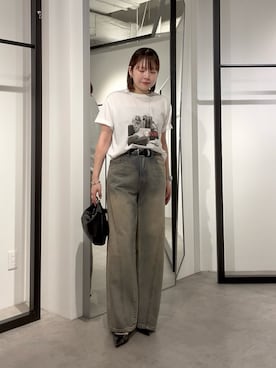 「Lui's（ルイス）のアイテム（ベルト）」を使った、YU さん（レディース・159cm）の秋コーディネート