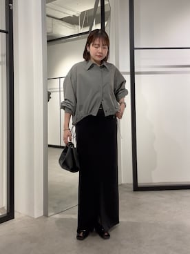 「Lui's（ルイス）のアイテム（シューズ）」を使った、YU さん（レディース・159cm）の春コーディネート