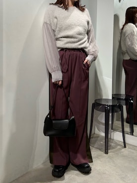 YU さん(レディース・159cm)の冬コーディネート