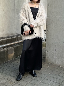 「Lui's（ルイス）のアイテム（ワンピース/ドレス）」を使った、YU さん（レディース・159cm）の秋コーディネート