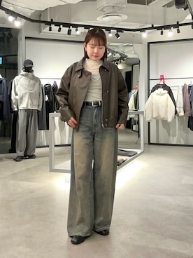 YU さん(レディース・159cm)の冬コーディネート