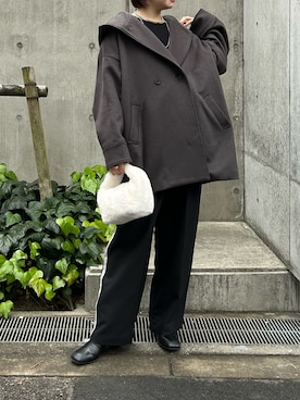 YU さん（レディース・159cm）の冬コーディネート