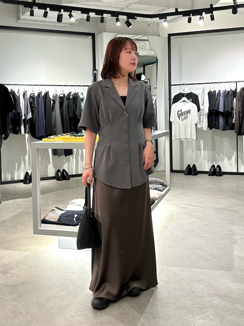 Lui's（ルイス）の「半袖ウエストタックジャケットシャツ（シャツ