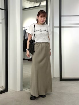 「Lui's（ルイス）のアイテム（アクセサリー）」を使った、YU さん（レディース・159cm）の夏コーディネート