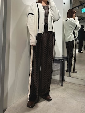 YU さん（レディース・159cm）の冬コーディネート