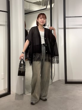 YU さん（レディース・159cm）の夏コーディネート