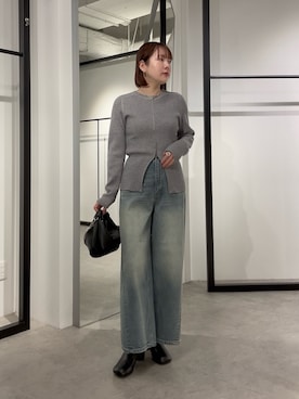 YU さん（レディース・159cm）の冬コーディネート