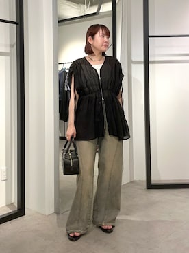 「Lui's（ルイス）のアイテム（アクセサリー）」を使った、YU さん（レディース・159cm）の夏コーディネート