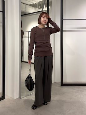 YU さん（レディース・159cm）の春コーディネート