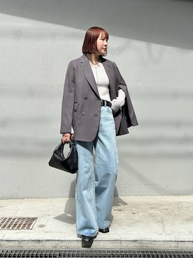 YU さん（レディース・159cm）の春コーディネート