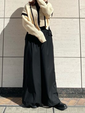 YU さん（レディース・159cm）の冬コーディネート