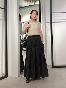 「Lui's（ルイス）のアイテム」を使った、YU さん（レディース・159cm）の夏コーディネート