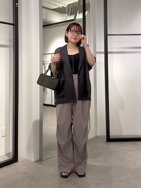 「Lui's（ルイス）のアイテム（アクセサリー）」を使った、YU さん（レディース・159cm）の夏コーディネート