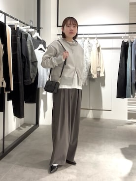 「Lui's（ルイス）のアイテム」を使った、YU さん（レディース・159cm）の冬コーディネート