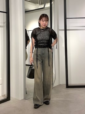 「Lui's（ルイス）のアイテム」を使った、YU さん（レディース・159cm）の夏コーディネート