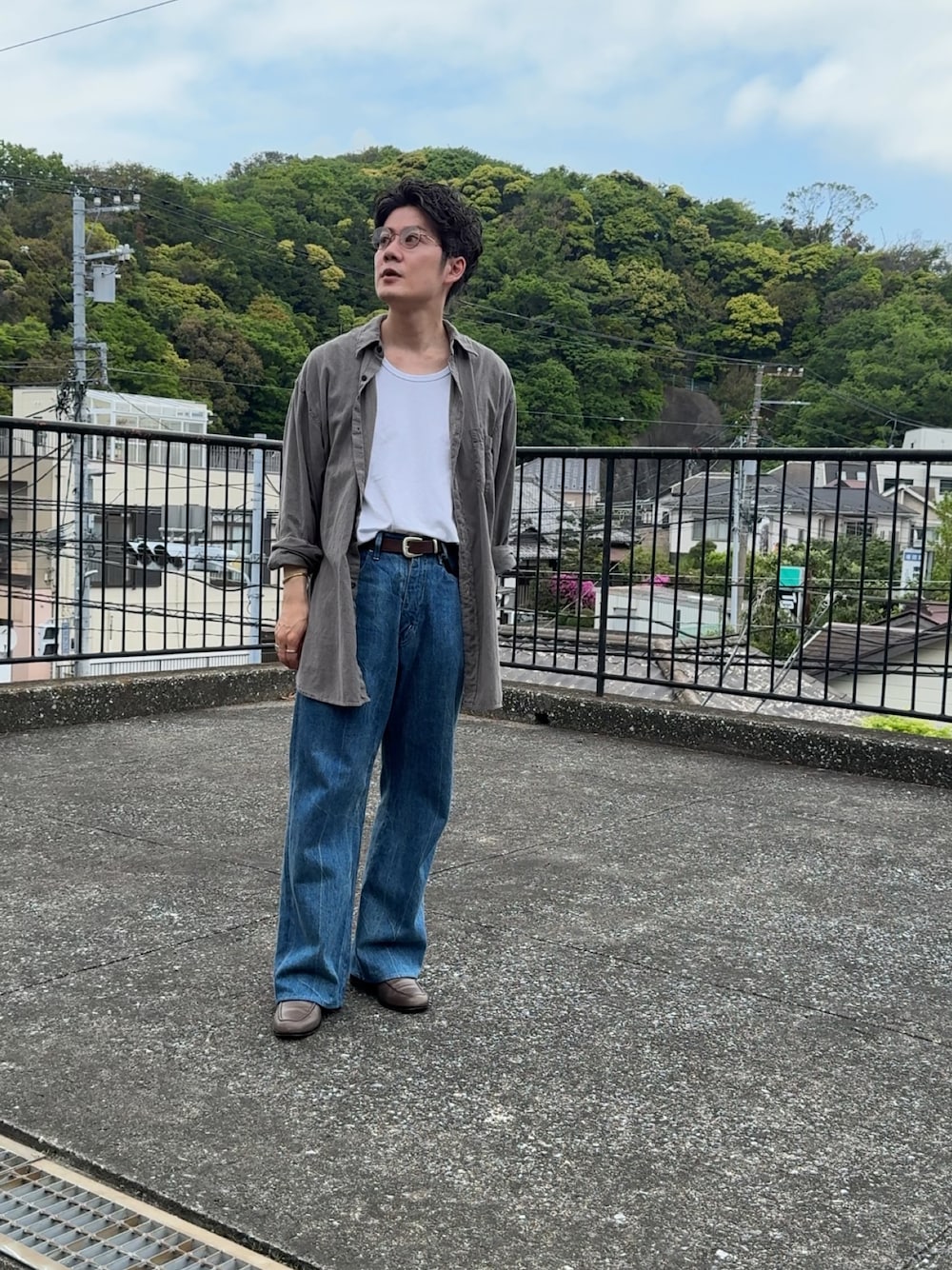 がく｜AURALEEのデニムパンツを使ったコーディネート - WEAR