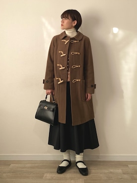MHL.(エムエイチエル)のダッフルコートを使った人気ファッション