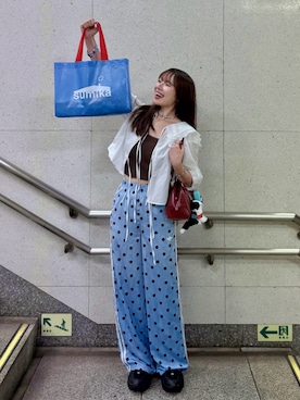 かほこ。さん(レディース・162cm)の夏コーディネート