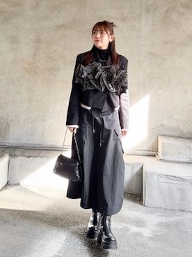 「アイテム（その他トップス）」を使った、かほこ。さん（レディース・162cm）の秋コーディネート