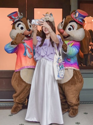 「moment+（モーメントプラス）のRNスラブリボンストラップオフショルダーフリルブラウス（シャツ/ブラウス）」を使った、かほこ。さん（レディース・162cm）の春コーディネート