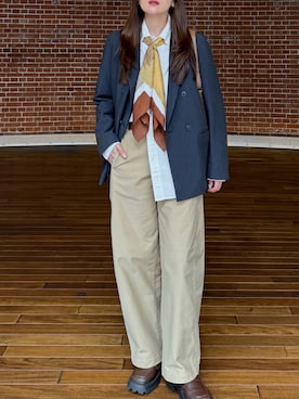 かほこ。さん(レディース・162cm)の春コーディネート