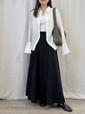 「Formeque（フォルミーク）のアイテム（トップス）」を使った、かほこ。さん（レディース・162cm）の秋コーディネート