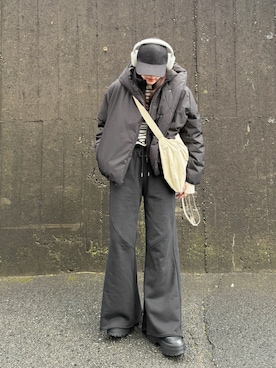 かほこ。さん（レディース・162cm）の冬コーディネート