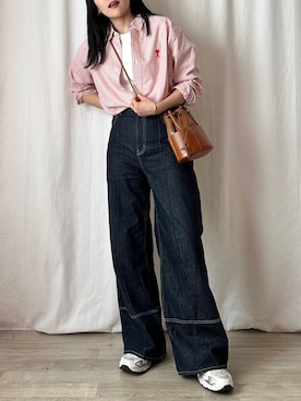 「Formeque（フォルミーク）のアイテム」を使った、かほこ。さん（レディース・162cm）の春コーディネート