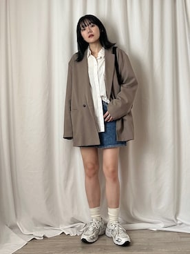 「JOURNAL STANDARD relume（ジャーナルスタンダード　レリューム）のアイテム（ジャケット/アウター）」を使った、かほこ。さん（レディース・162cm）の秋コーディネート