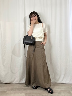 かほこ。さん（レディース・162cm）の夏コーディネート