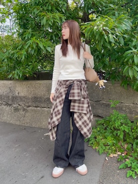 かほこ。さん（レディース・162cm）の秋コーディネート